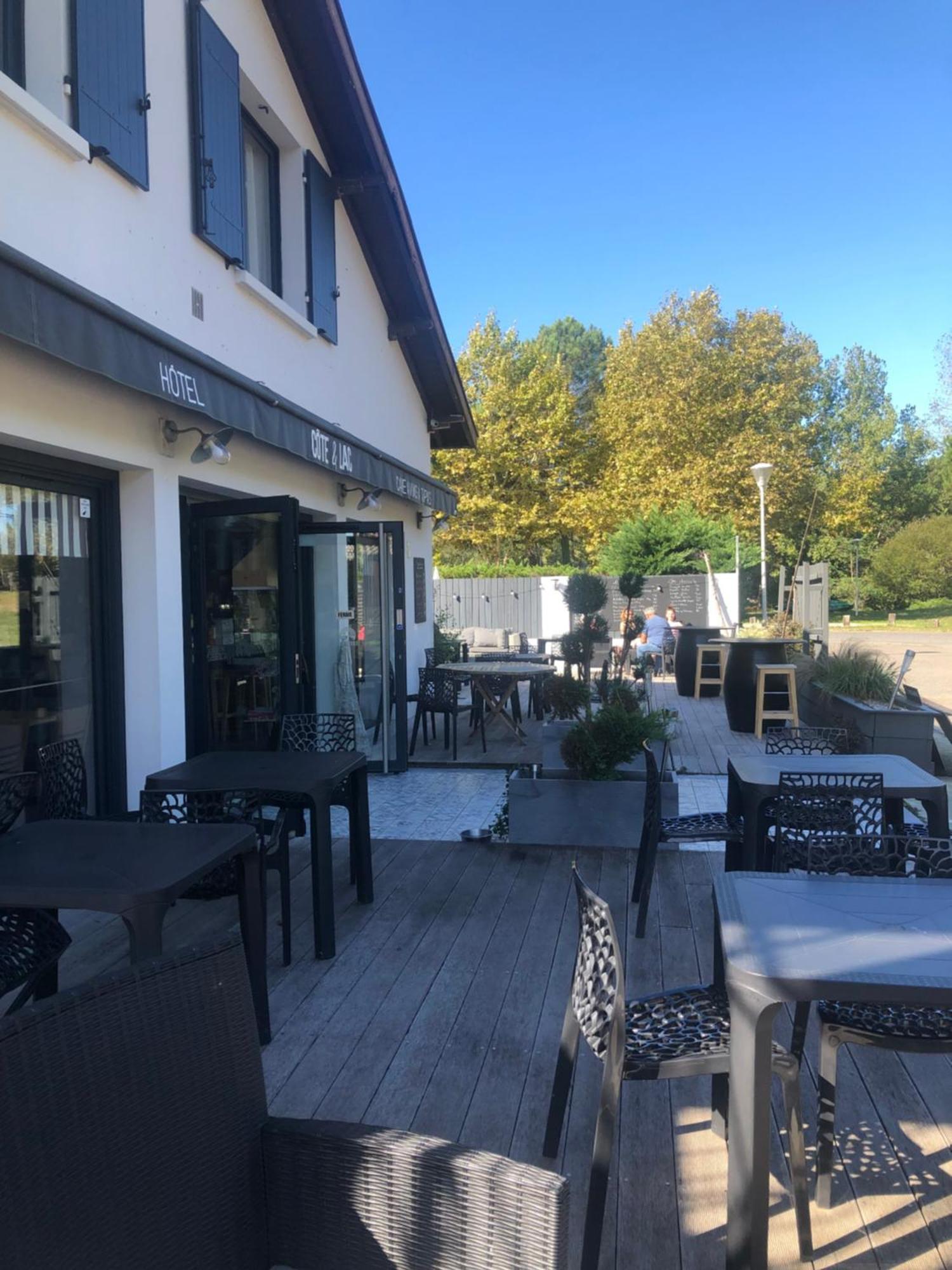 Hotel Cote Et Lac 비스카로세 외부 사진